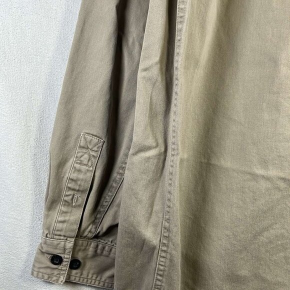 Men's Wrangler Riggs Workwear Shirt Long Sleeve 2-Pocket Sz LG FATHERS DAY GIFT - Picture 5 of 9